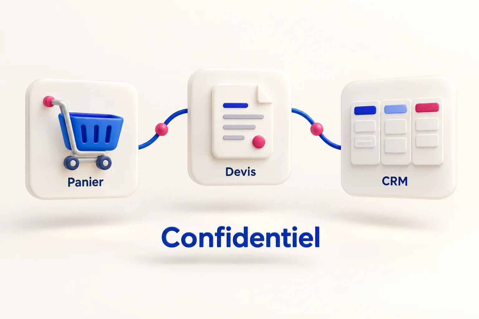 Le résultat — Imprimante 3D : parcours B2B Shopify, devis panier et intégrations CRM